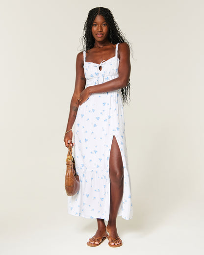 Hollister Pintuck Maxi Dress