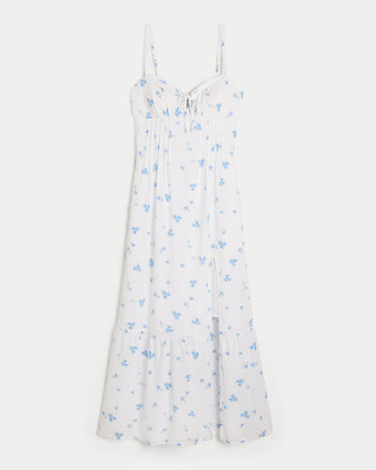 Hollister Pintuck Maxi Dress