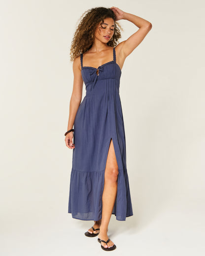 Hollister Pintuck Maxi Dress