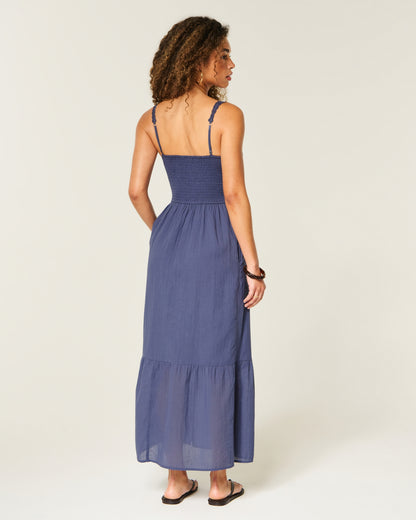 Hollister Pintuck Maxi Dress