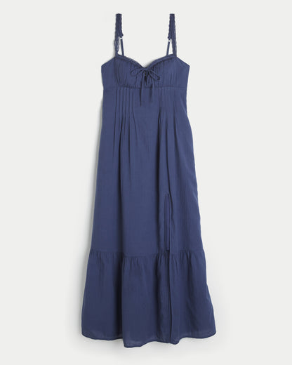 Hollister Pintuck Maxi Dress