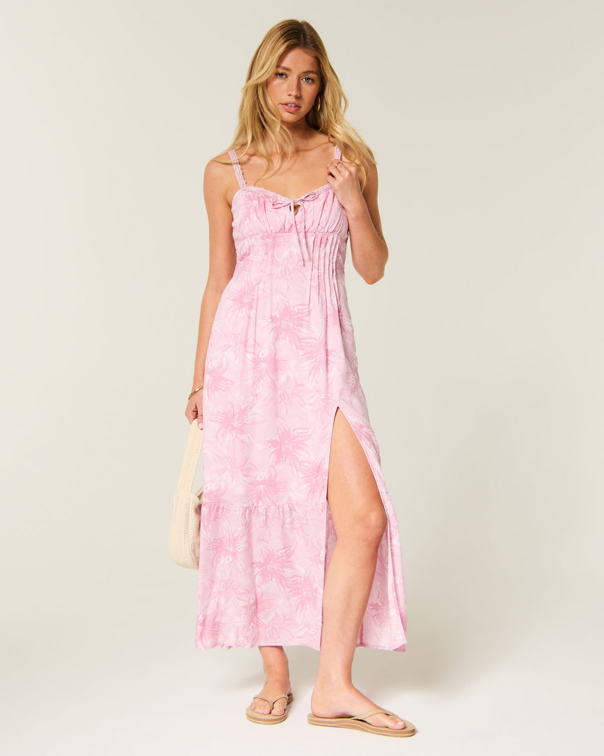 Hollister Pintuck Maxi Dress