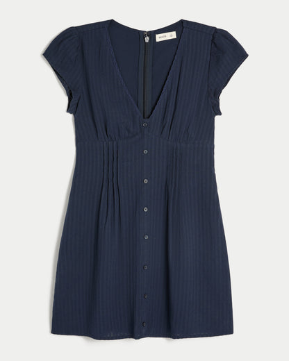 Hollister Button Mini Dress
