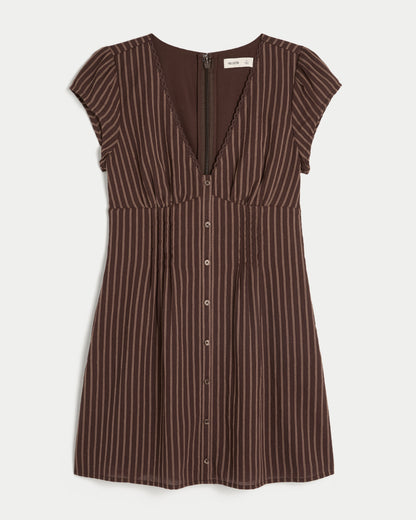 Hollister Button Mini Dress