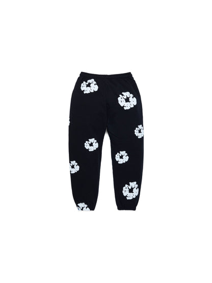 Denim Tears Kids Cotton Wreath Sweatpants Black