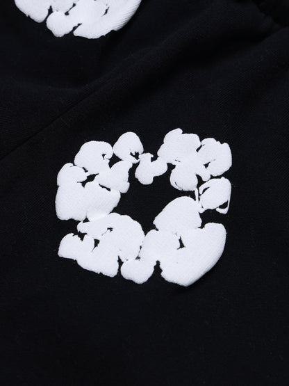 Denim Tears Kids Cotton Wreath Sweatpants Black