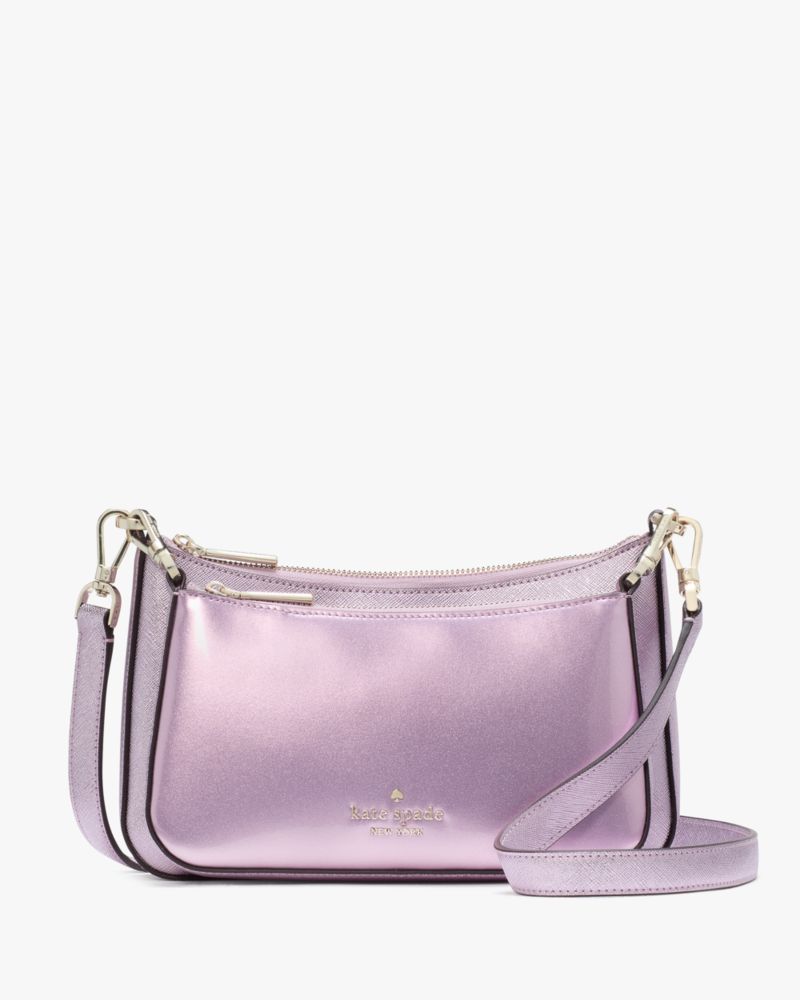 KateSpade Duet Patent Crossbody Duo Quartz Pink