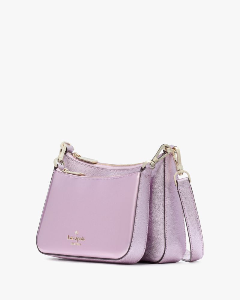 KateSpade Duet Patent Crossbody Duo Quartz Pink