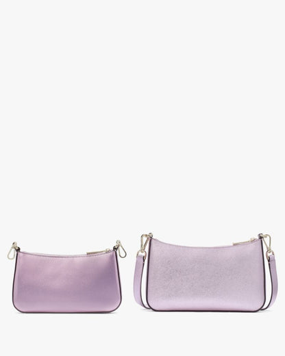 KateSpade Duet Patent Crossbody Duo Quartz Pink