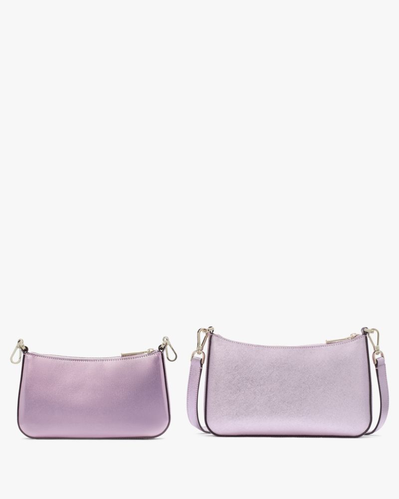KateSpade Duet Patent Crossbody Duo Quartz Pink