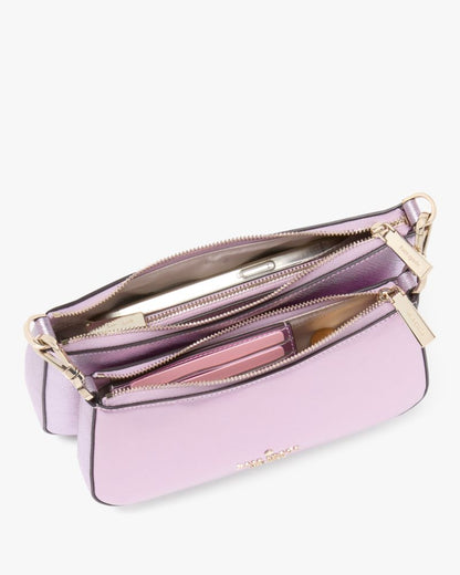 KateSpade Duet Patent Crossbody Duo Quartz Pink