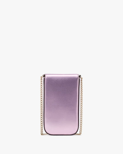 KateSpade Kenzie North South Flap Phone Crossbody Quartz Pink