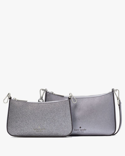 KateSpade Duet Glitter Crossbody Duo Candied Flower