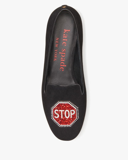 Katespade En Route Lounge Loafers Black