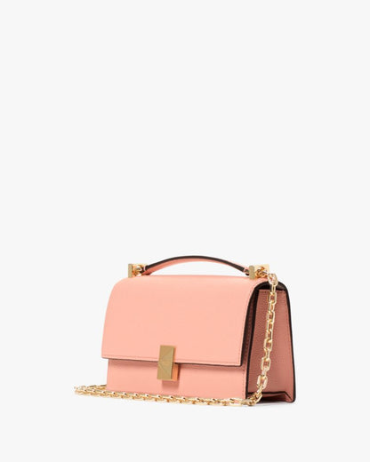 KateSpade Deco Mini Flap Chain Crossbody Apricot Cream