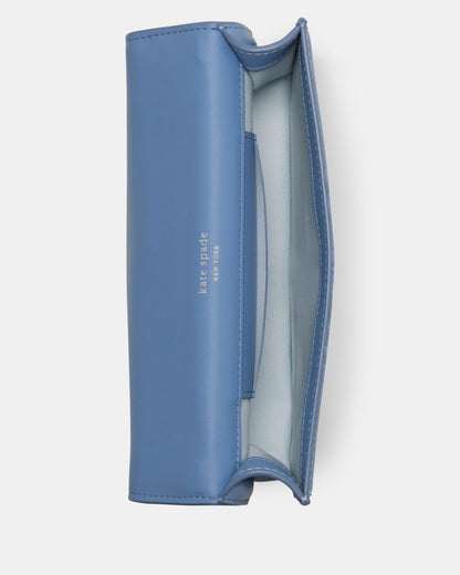 KateSpade Deco Mini Flap Chain Crossbody Blue