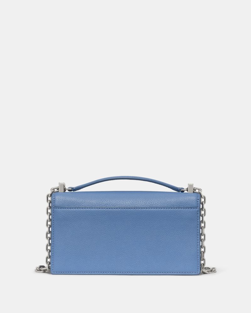 KateSpade Deco Mini Flap Chain Crossbody Blue