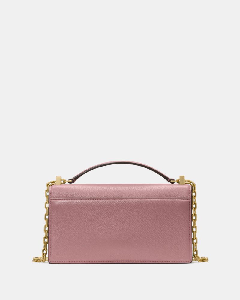 KateSpade Deco Mini Flap Chain Crossbody Dusk Rose