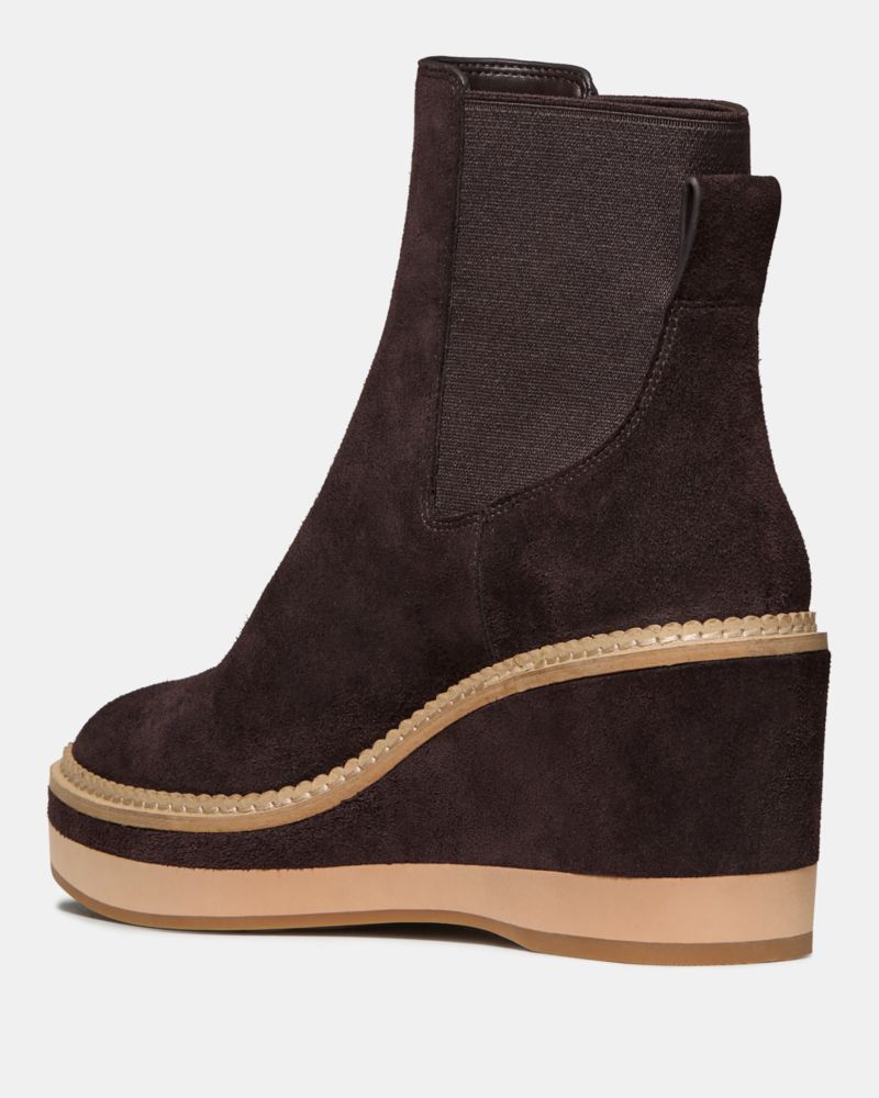 Katespade Addison Wedge Bootie Hot Fudge