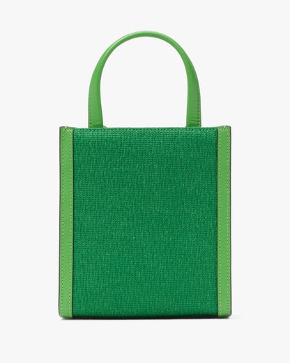 KateSpade Manhattan Floral Appliqué Chenille Mini Tote Watercress Multi