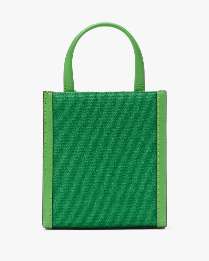 KateSpade Manhattan Floral Appliqué Chenille Mini Tote Watercress Multi