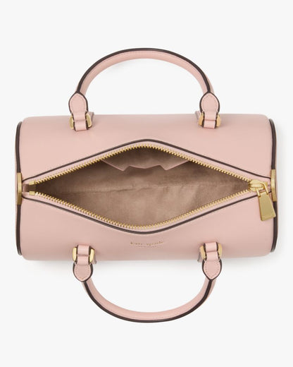 KateSpade Spade Icon Small Barrel Bag Rose Smoke