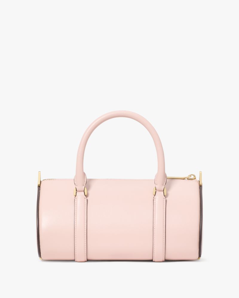 KateSpade Spade Icon Small Barrel Bag Rose Smoke