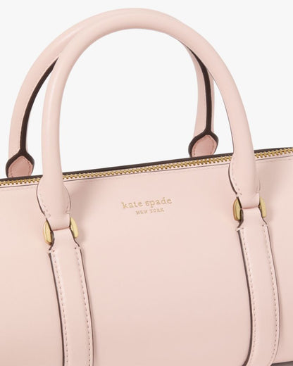 KateSpade Spade Icon Small Barrel Bag Rose Smoke