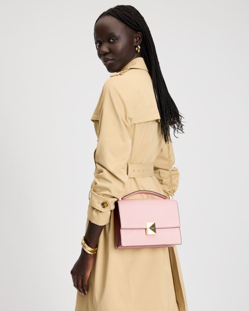 KateSpade Deco Chain Shoulder Bag Pastry Pink Multi