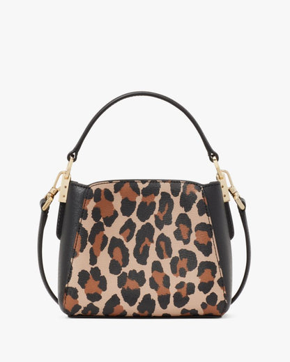 KateSpade Phoebe Mini Top Handle Crossbody Brown Multi