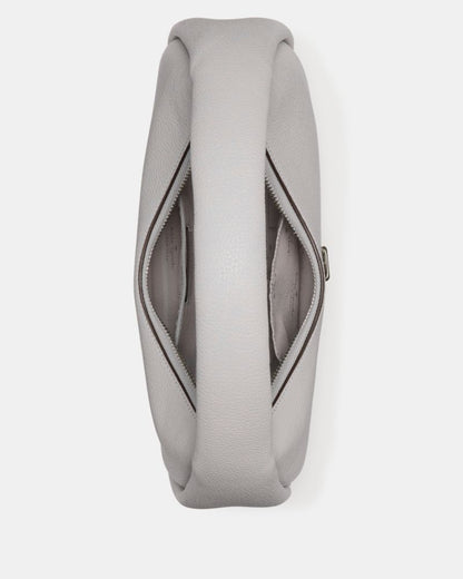 KateSpade Kayla Crescent Shoulder Bag Platinum Grey