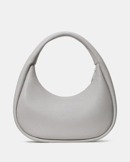 KateSpade Kayla Crescent Shoulder Bag Platinum Grey