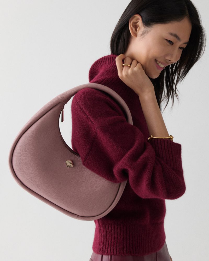 KateSpade Kayla Crescent Shoulder Bag Dusk Rose