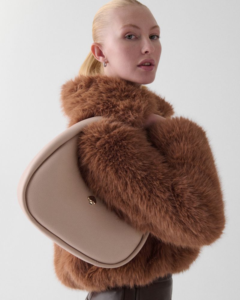 KateSpade Kayla Crescent Shoulder Bag Hay