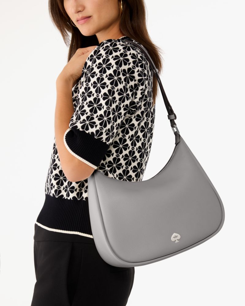 KateSpade Kayla Large Shoulder Bag Mountain Grey