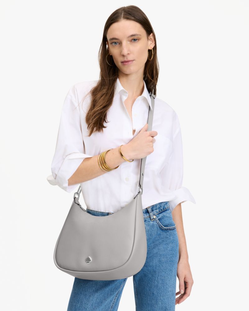 KateSpade Kayla Large Shoulder Bag Mountain Grey