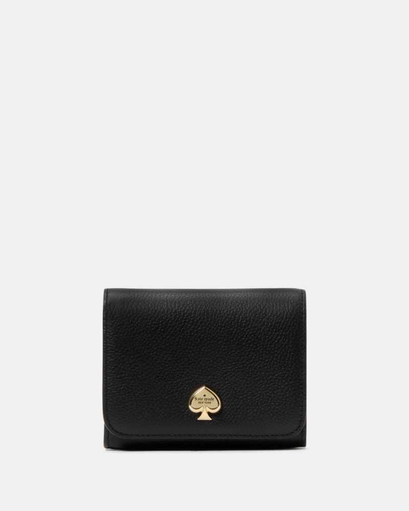 KateSpade Kayla Small L Zip Wallet Black
