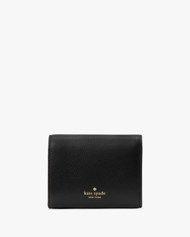 KateSpade Kayla Small L Zip Wallet Black