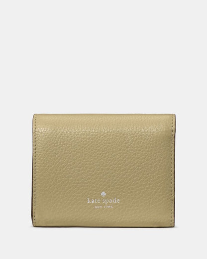 KateSpade Kayla Small L Zip Wallet Elm