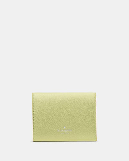 KateSpade Kayla Small L Zip Wallet Tennis Ball