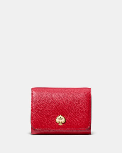 KateSpade Kayla Small L Zip Wallet Perfect Cherry