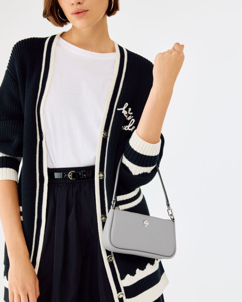 KateSpade Kayla Convertible Wristlet Mountain Grey