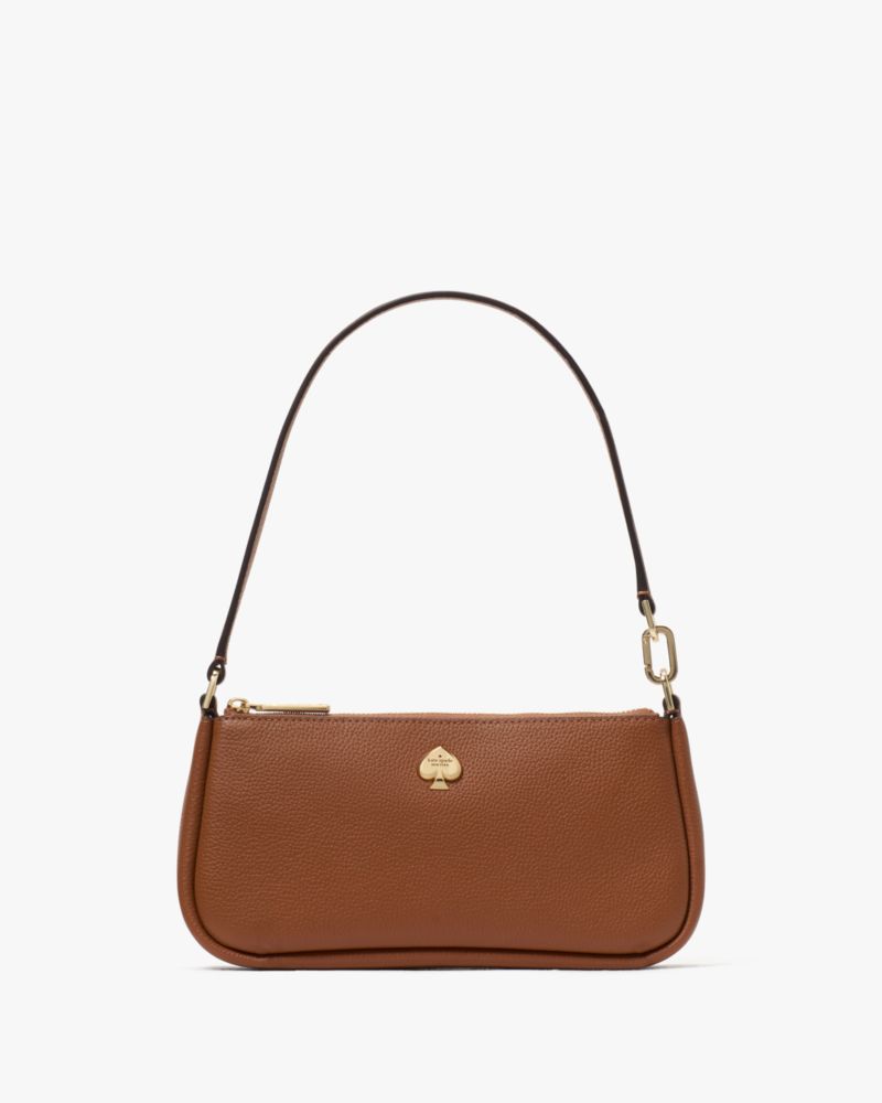 KateSpade Kayla Convertible Wristlet Warm Gingerbread
