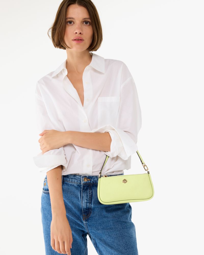 KateSpade Kayla Convertible Wristlet Lime Slushy