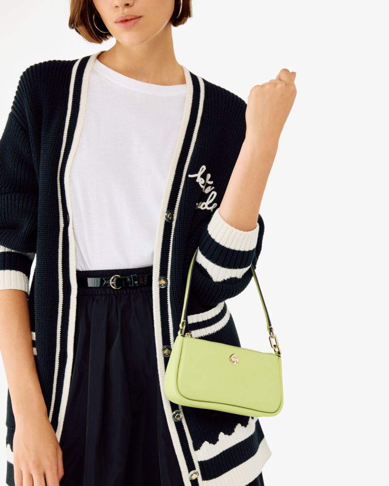 KateSpade Kayla Convertible Wristlet Lime Slushy