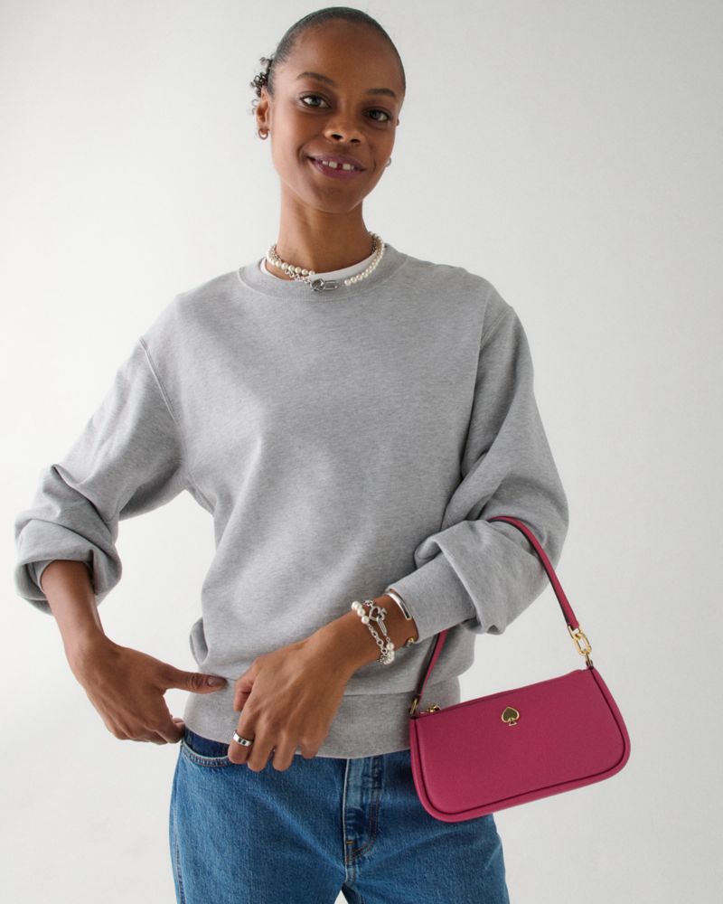 KateSpade Kayla Convertible Wristlet Rose Oil