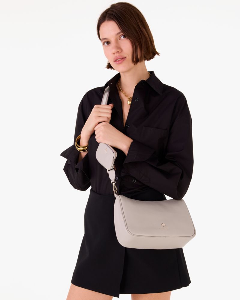 KateSpade Emma Shoulder Bag Cozy Grey