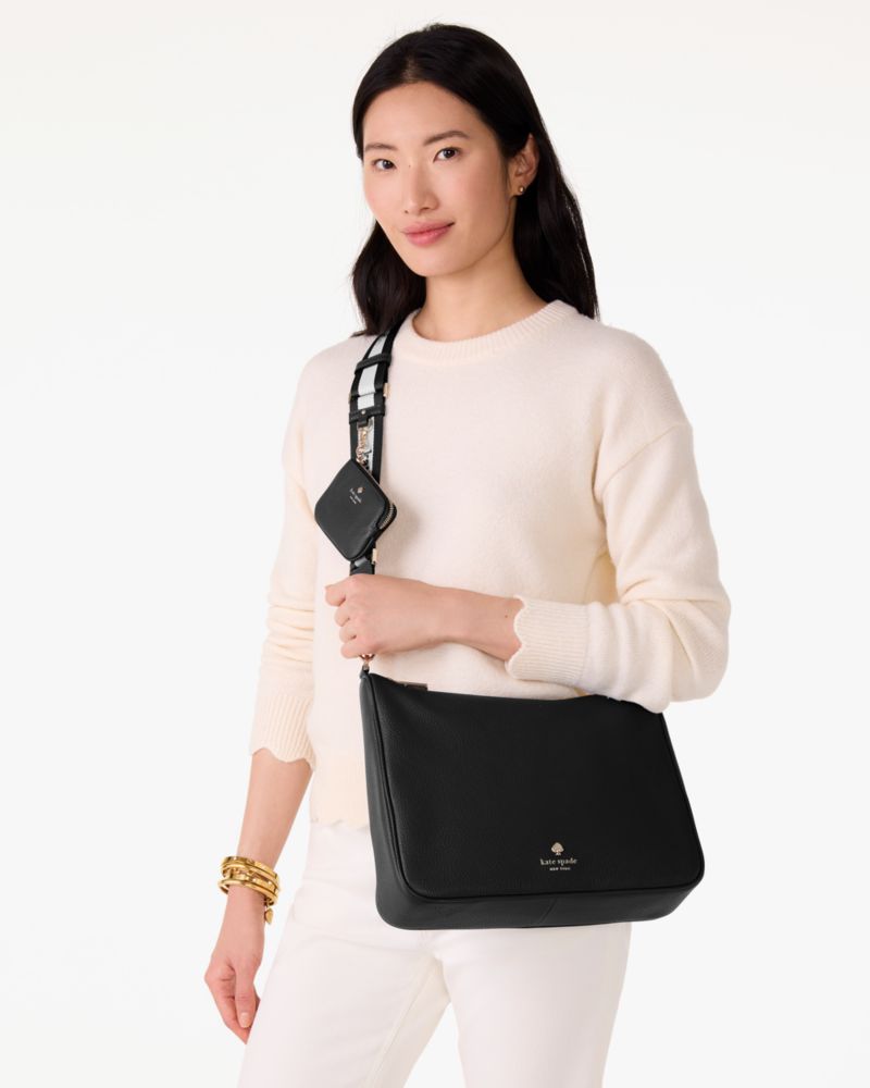 KateSpade Emma Large Crossbody Bag Black