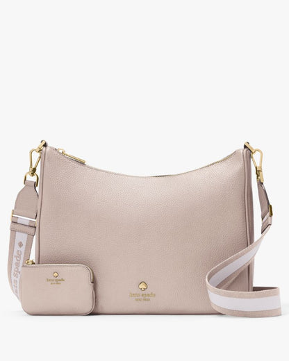KateSpade Emma Large Crossbody Bag Cozy Grey