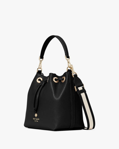 KateSpade Emma Small Bucket Bag Black